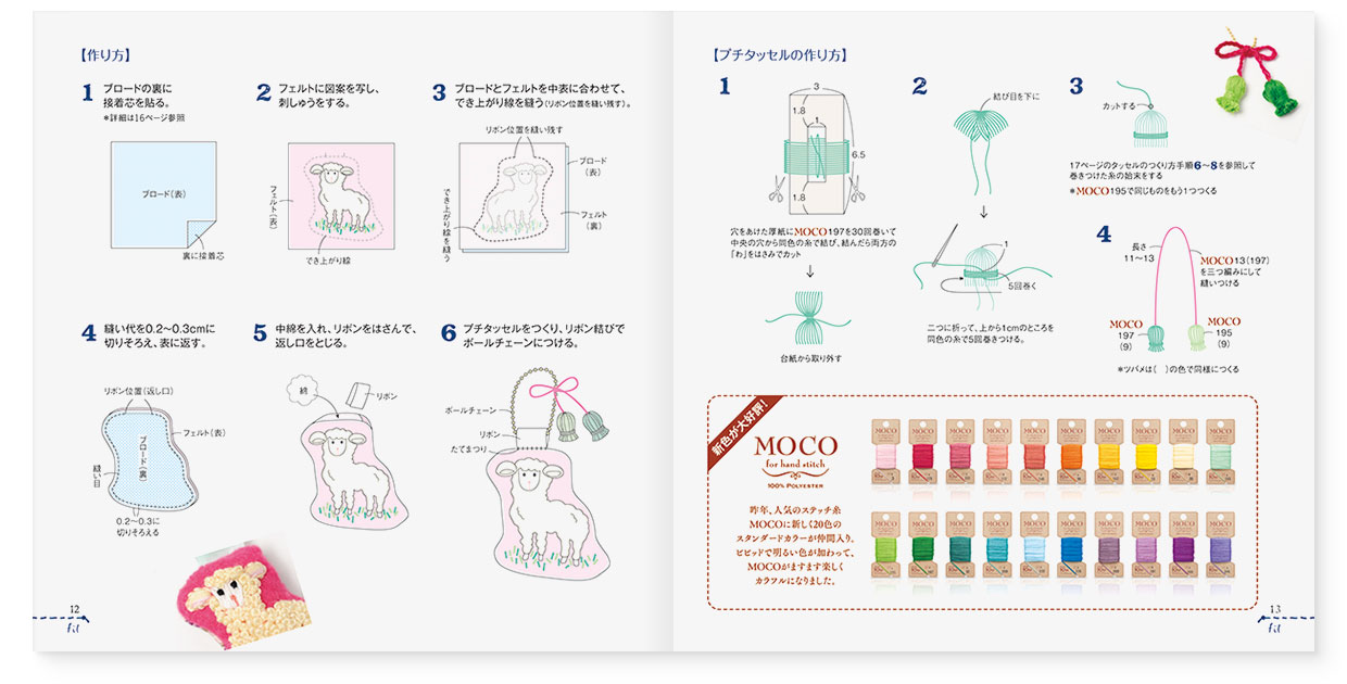 冊子|手作りレシピ『fil vol.39』フジックス|page-12-13|作り方