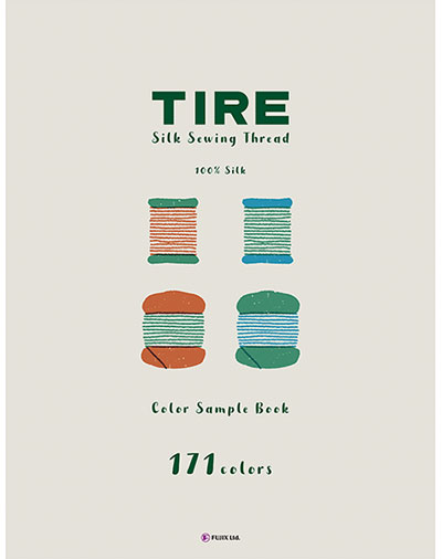 カラーサンプルブック｜糸の色見本帳『TIRE（タイヤー）』フジックス