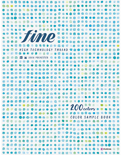 カラーサンプルブック｜糸の色見本帳『fine（ファイン）』フジックス