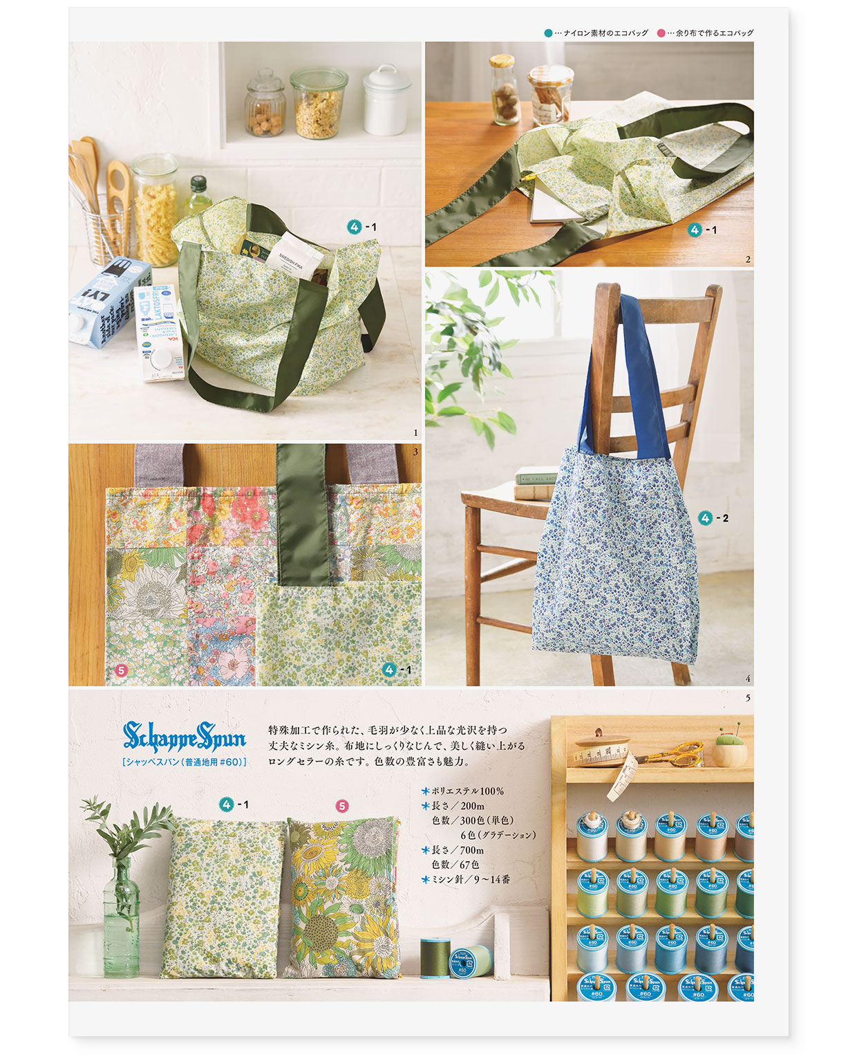 冊子|手作りレシピ『itoto 2022』フジックス|観音折り面|page-07 冊子|手作りレシピ『itoto 2022』フジックス|観音折り面|page-07|ナイロン素材のエコバッグ